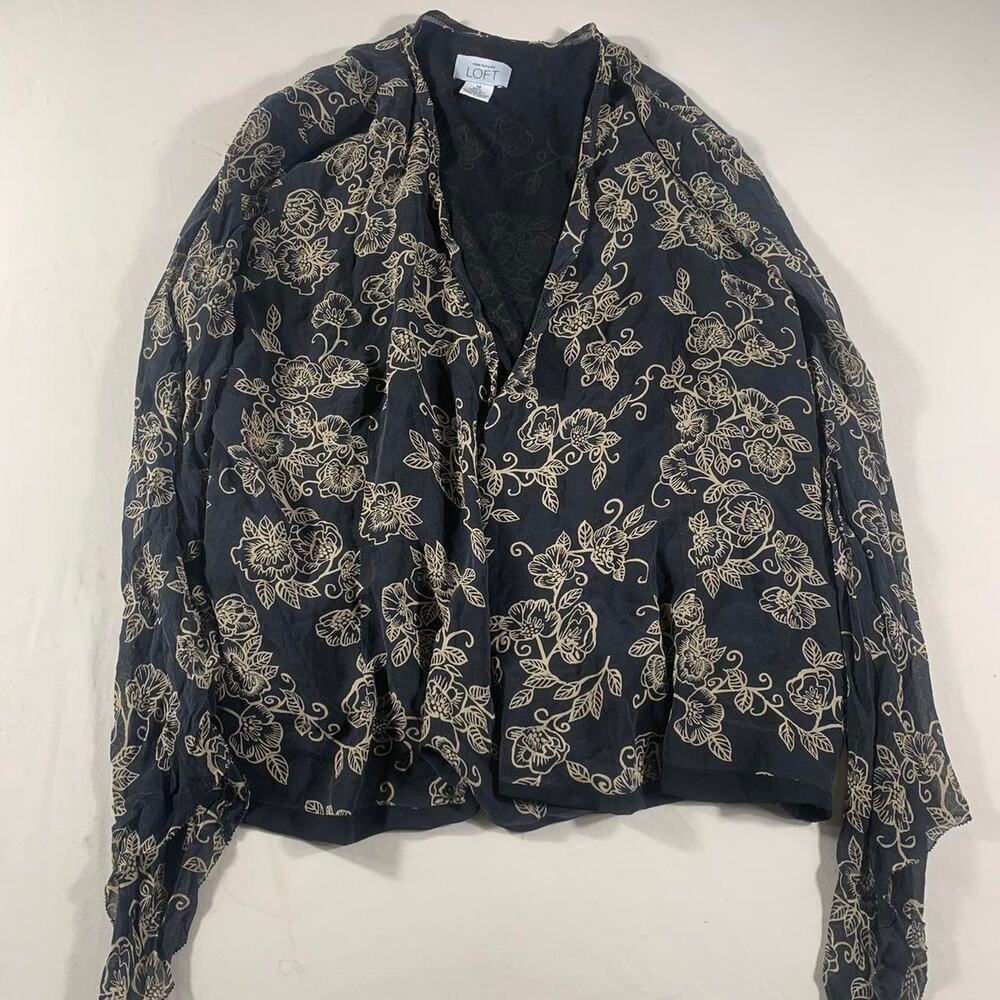 Vintage 90s ann taylor loft top floral